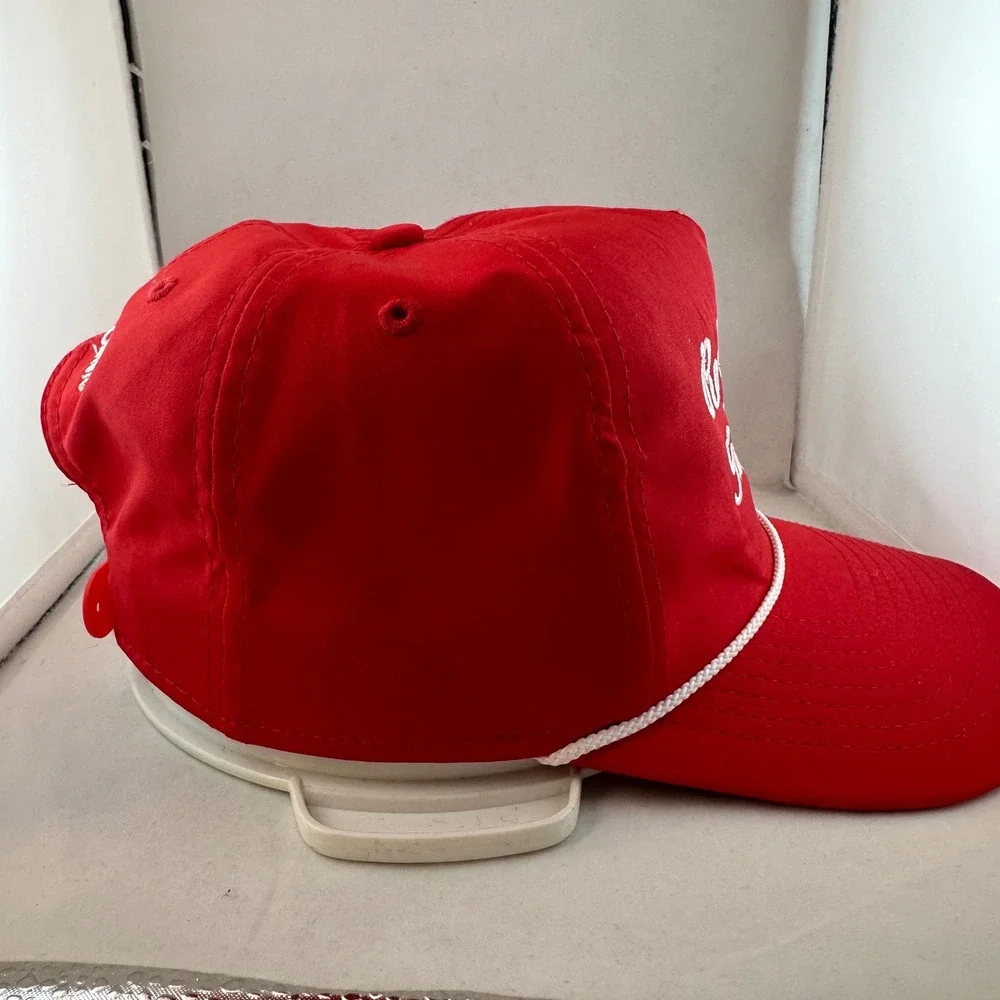 Imperial Red Hawk Golf Club Arthur Hills Classic Hat Mens OSFA Red Rope Snapback